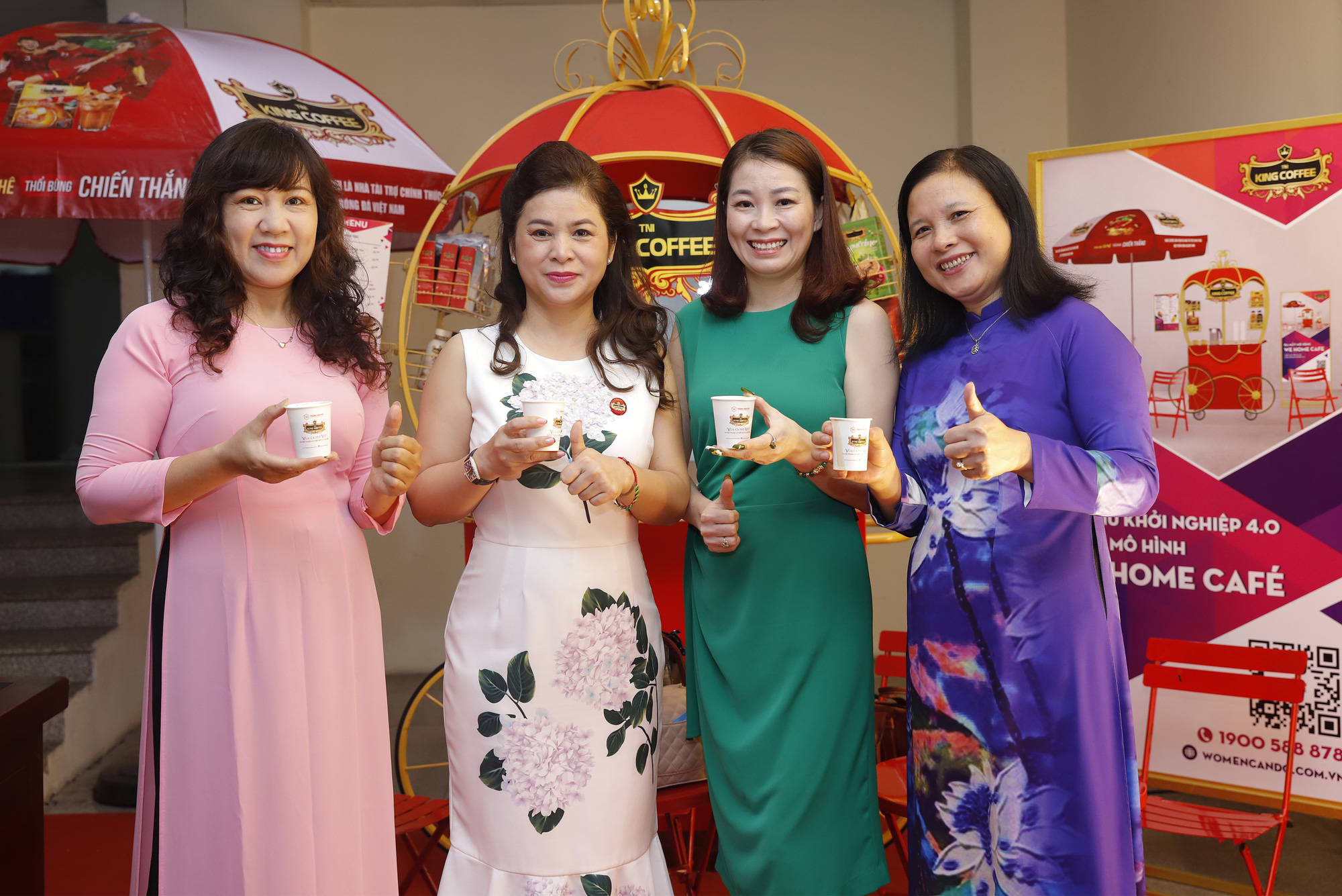 TNI King Coffee cùng Hiệp hội phụ nữ TP HCM giúp chị em khởi nghiệp chỉ từ 5 triệu đồng.