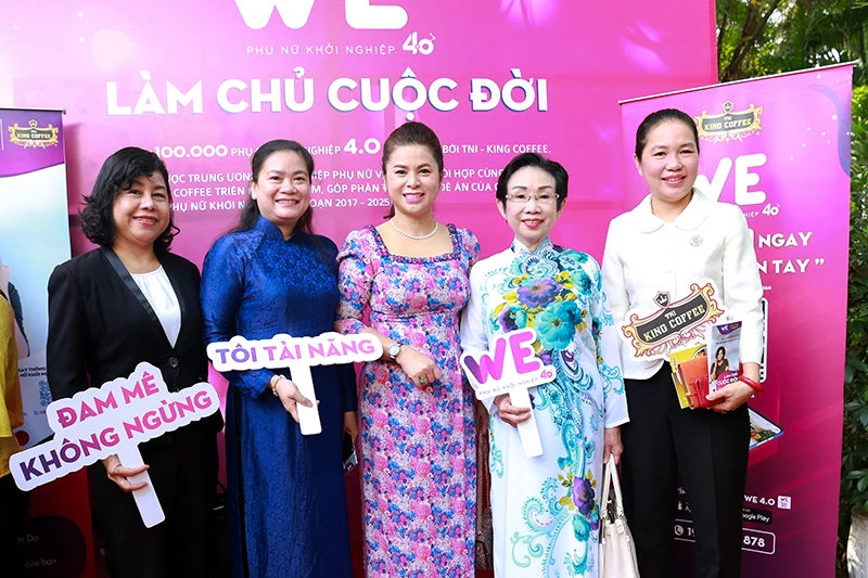 TNI King Coffee cùng Hiệp hội phụ nữ TP.HCM giúp chị em khởi nghiệp chỉ từ 5 triệu đồng.